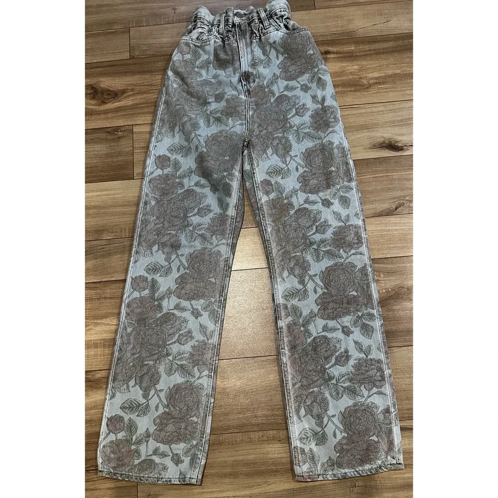 Levi's x GANNI Women's‎ Jeans W25 L29 Blue Hemp Cotton Collab Limited Edition